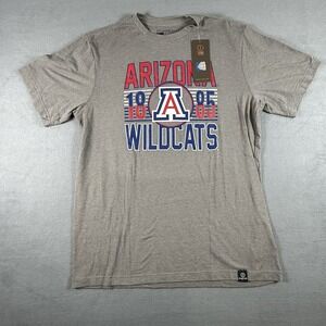 NWT Arizona Wildcats Gray T-Shirt Est. 1885 Men's Size M Graphic Print